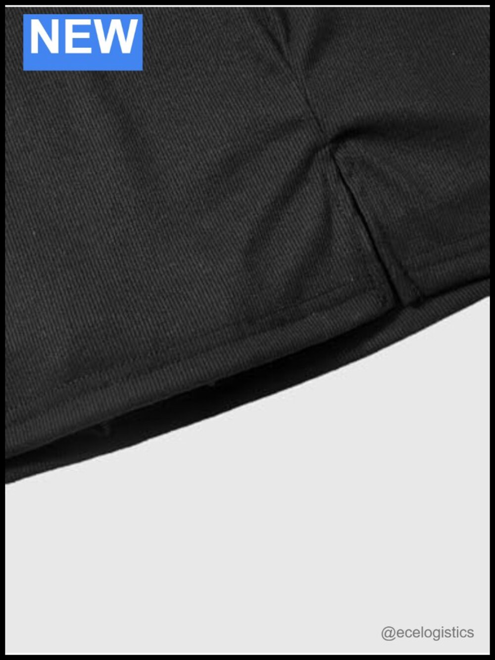 Women's Low Rise Ribbed Knit Split Bodycon Mini Skirt - Picture 4 of 4